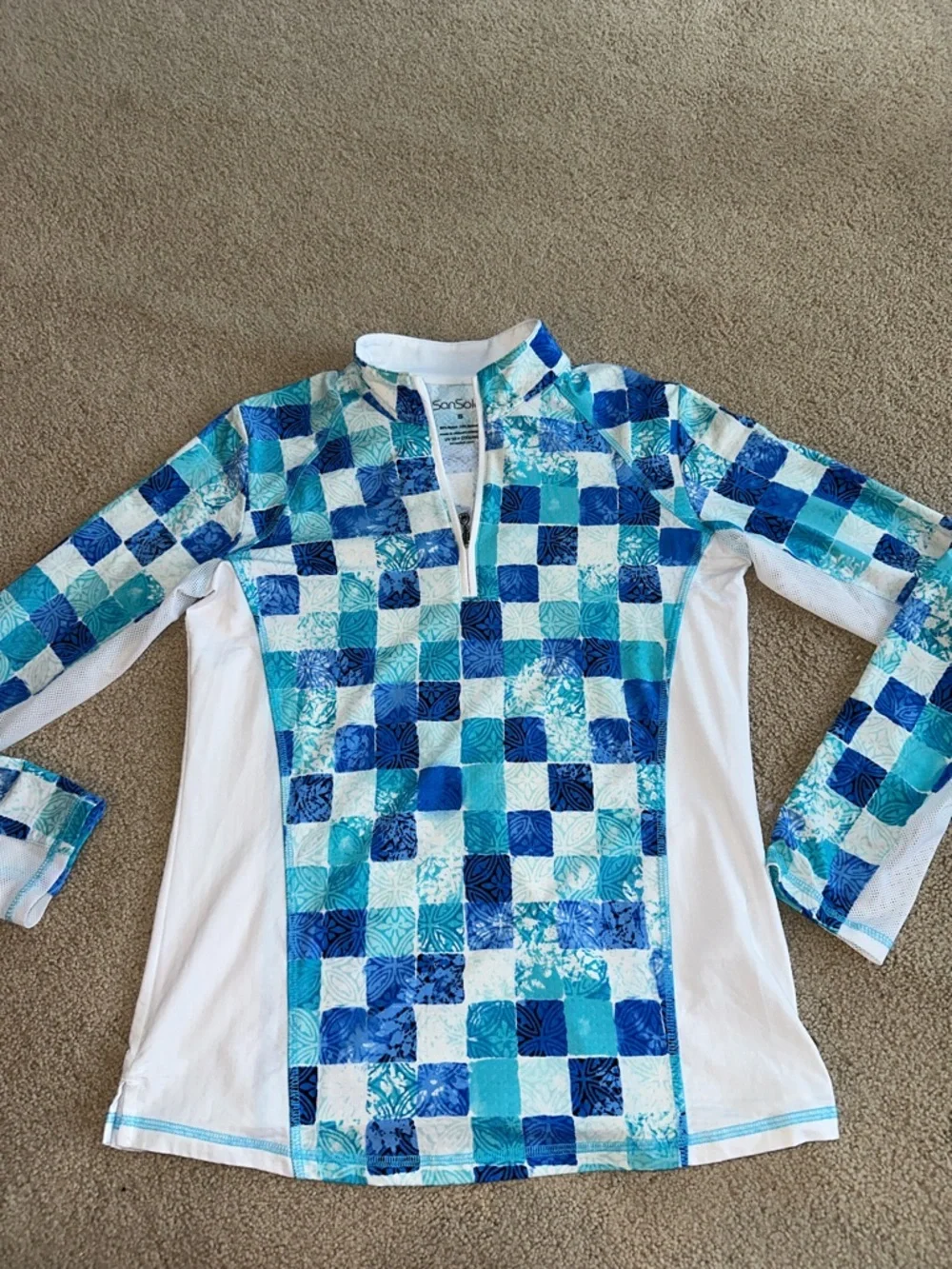 San Soleil 1/4 zip top - Picture 3 of 7